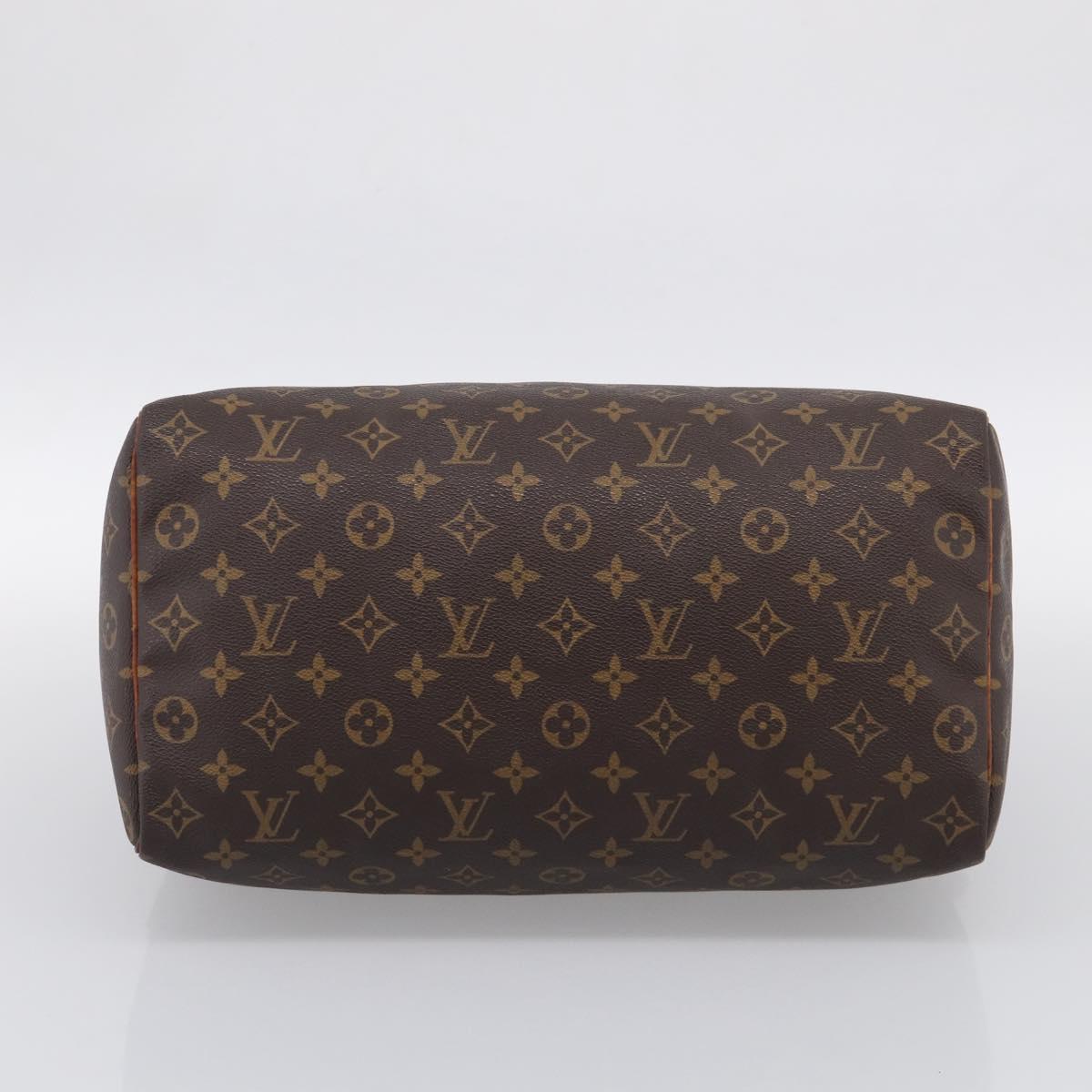 LOUIS VUITTON Monogram Speedy 35 Hand Bag M41524 LV Auth 213430A