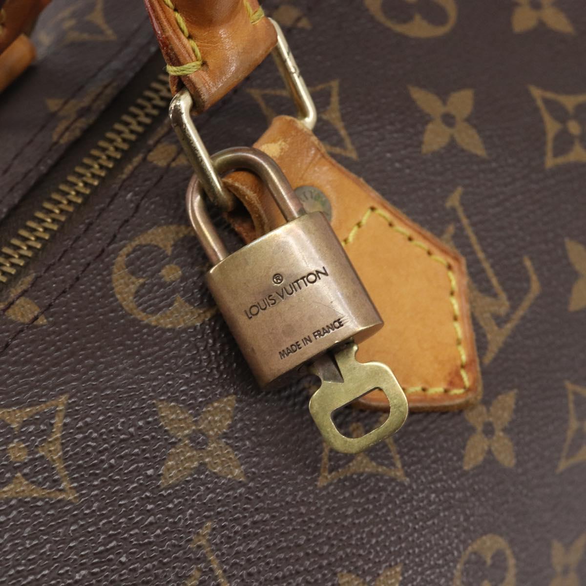 LOUIS VUITTON Monogram Speedy 30 Hand Bag M41526 LV Auth 213432A