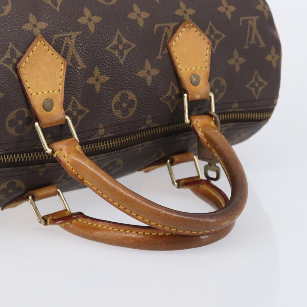 LOUIS VUITTON Monogram Speedy 30 Hand Bag M41526 LV Auth 213432A