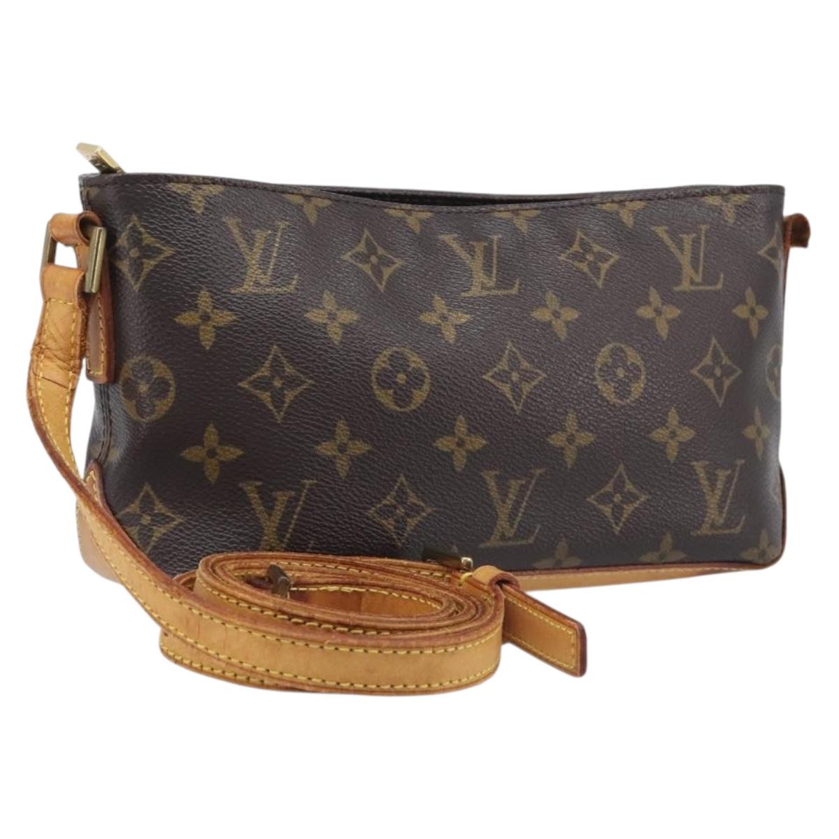 LOUIS VUITTON Monogram Trotteur Shoulder Bag M51240 LV Auth 213433
