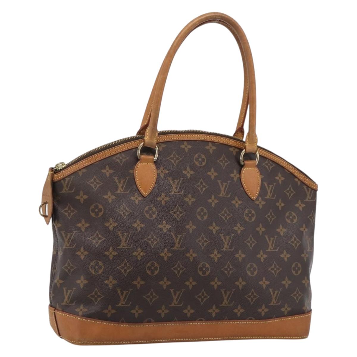 LOUIS VUITTON Monogram Lockit Horizontal Hand Bag M40104 LV Auth 213452A