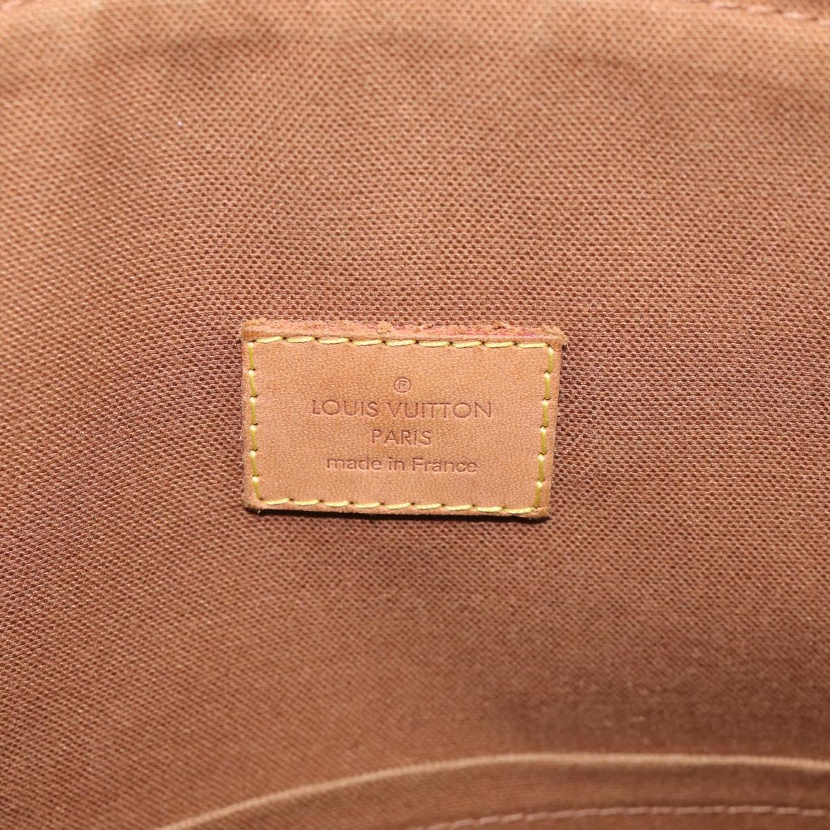 LOUIS VUITTON Monogram Lockit Horizontal Hand Bag M40104 LV Auth 213452A