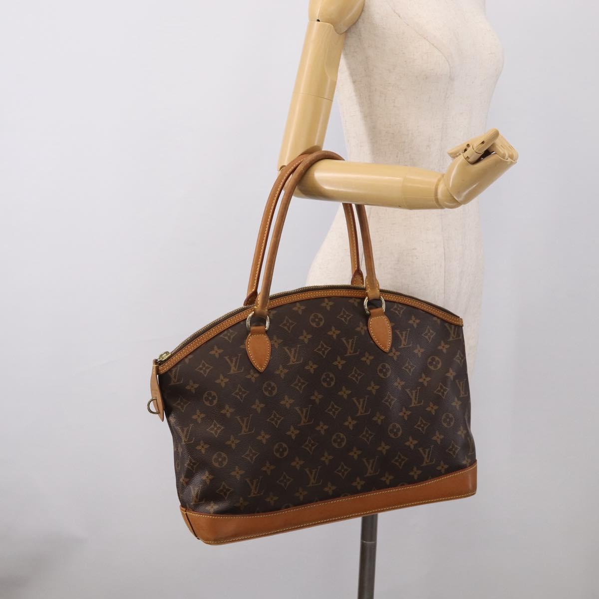 LOUIS VUITTON Monogram Lockit Horizontal Hand Bag M40104 LV Auth 213452A