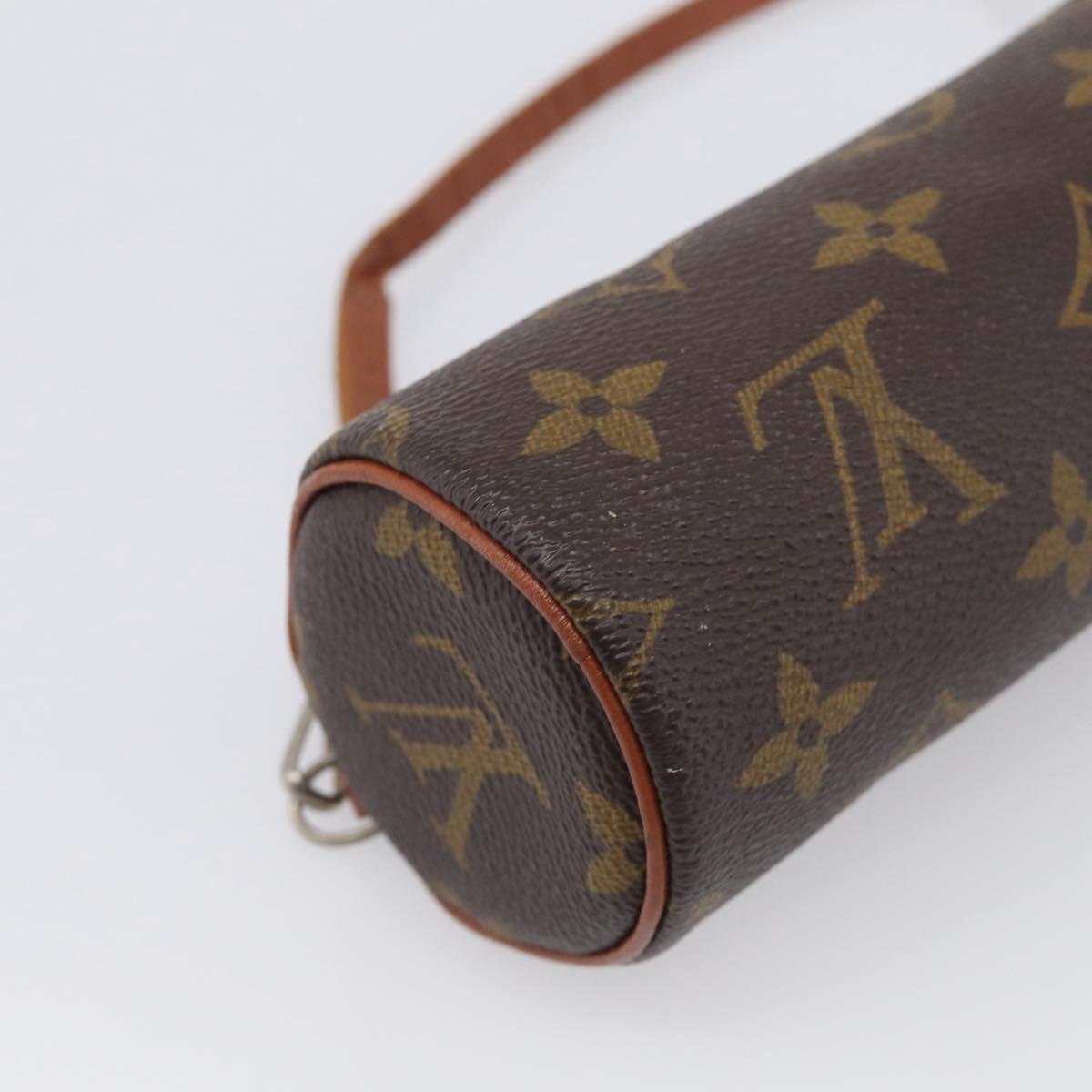 LOUIS VUITTON Monogram Papillon Pouch LV Auth 213454
