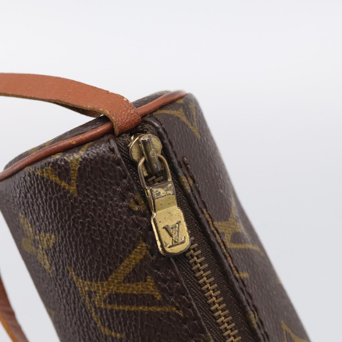 LOUIS VUITTON Monogram Papillon Pouch LV Auth 213454