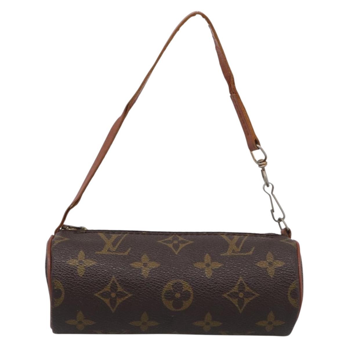 LOUIS VUITTON Monogram Papillon Pouch LV Auth 213454