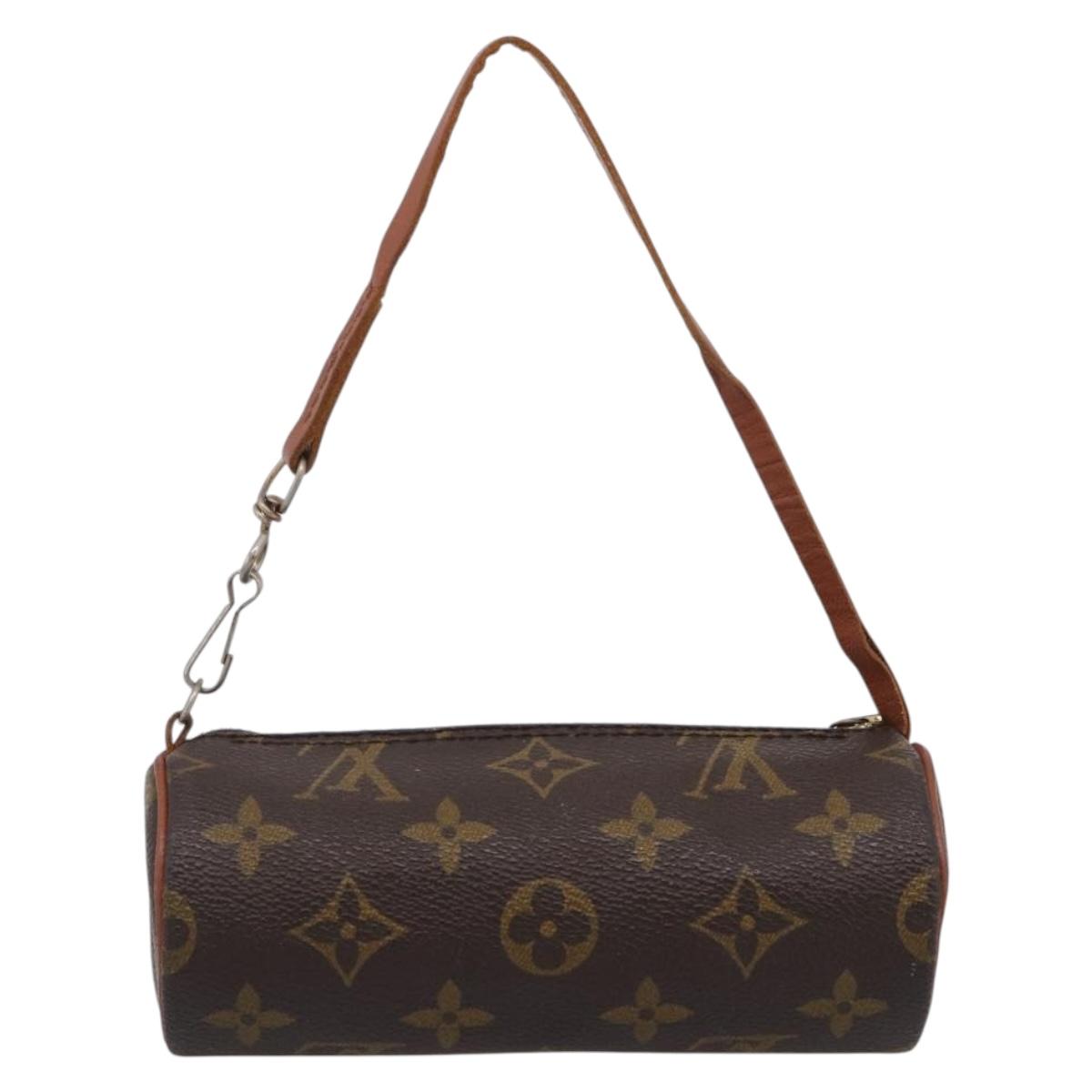 LOUIS VUITTON Monogram Papillon Pouch LV Auth 213454