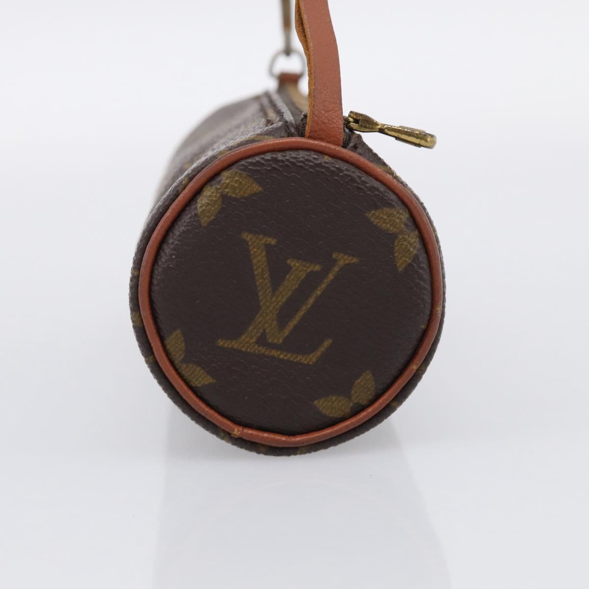 LOUIS VUITTON Monogram Papillon Pouch LV Auth 213454