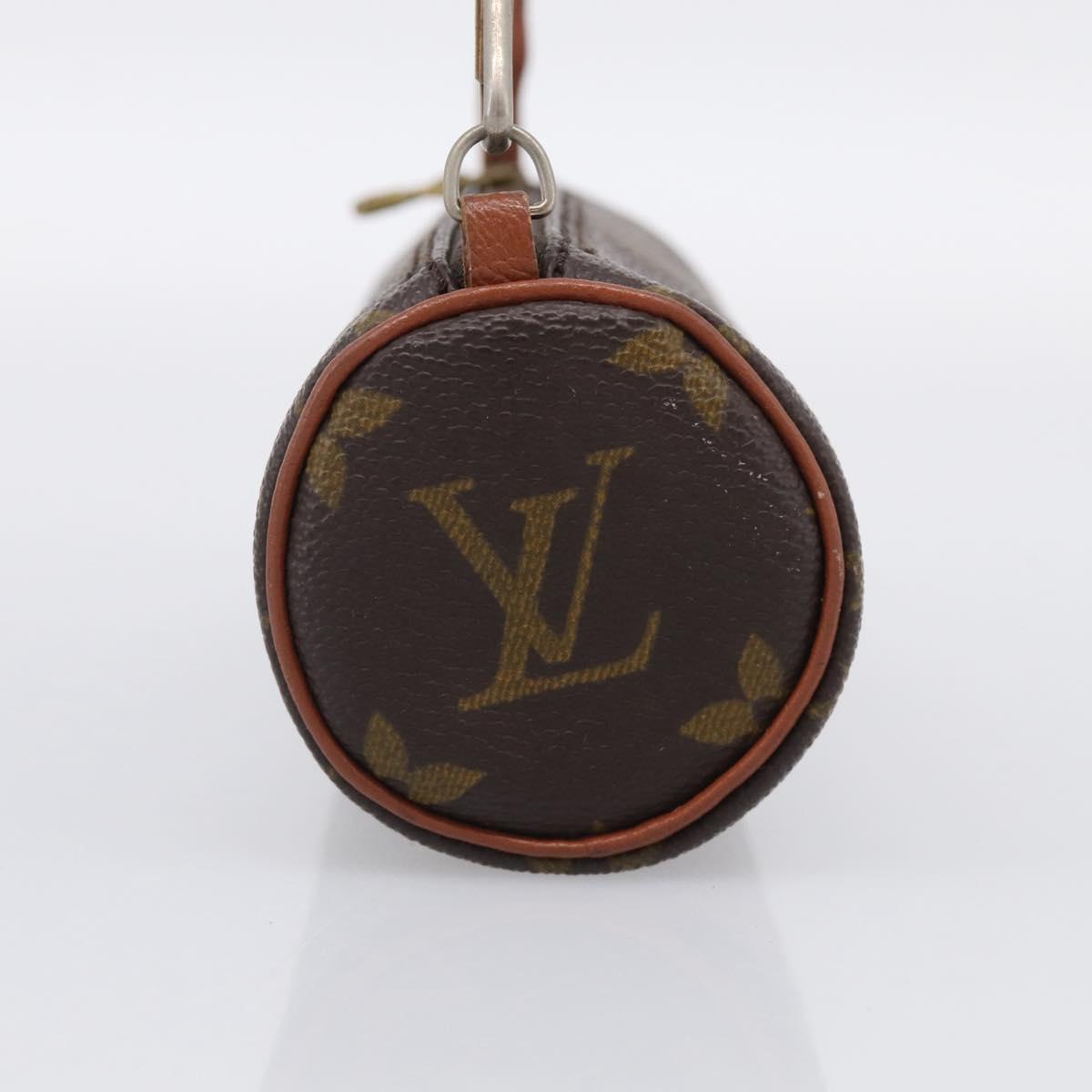 LOUIS VUITTON Monogram Papillon Pouch LV Auth 213454