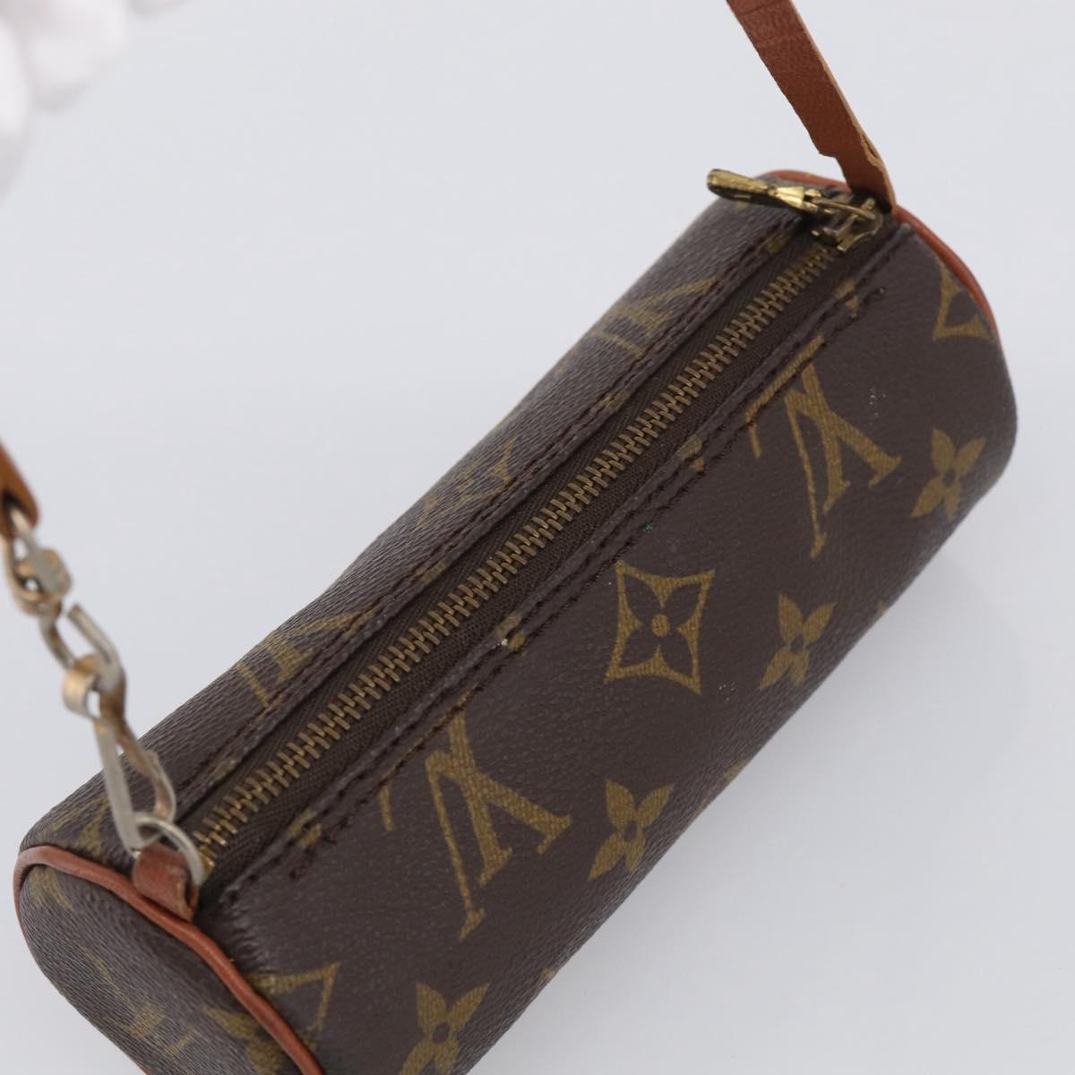 LOUIS VUITTON Monogram Papillon Pouch LV Auth 213454