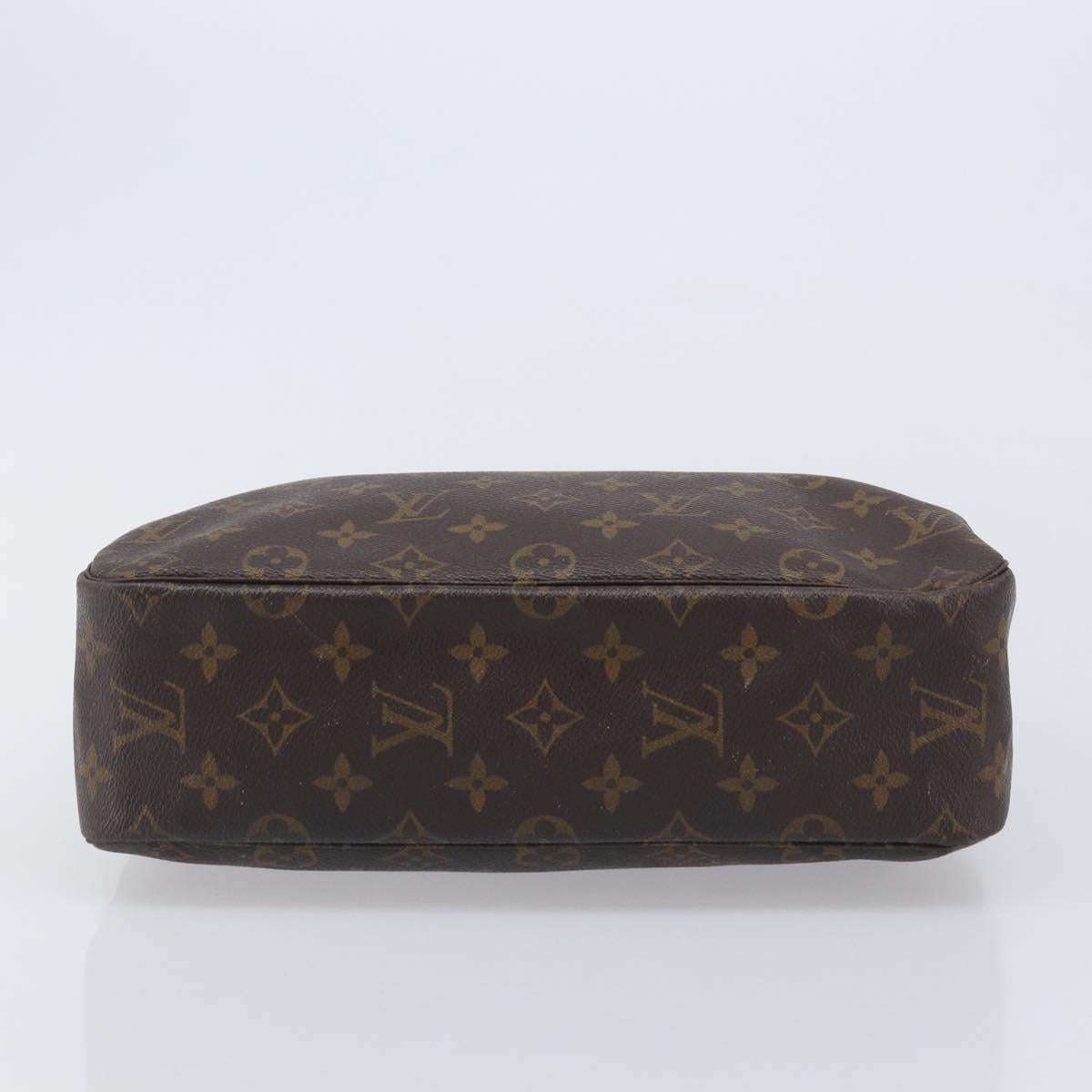 LOUIS VUITTON Monogram Trousse Toilette 28 Clutch Bag M47522 LV Auth 213468