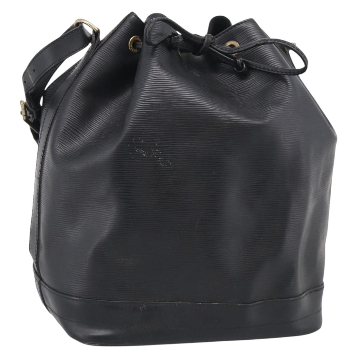 LOUIS VUITTON Epi Noe Shoulder Bag Black M44002 LV Auth 213474