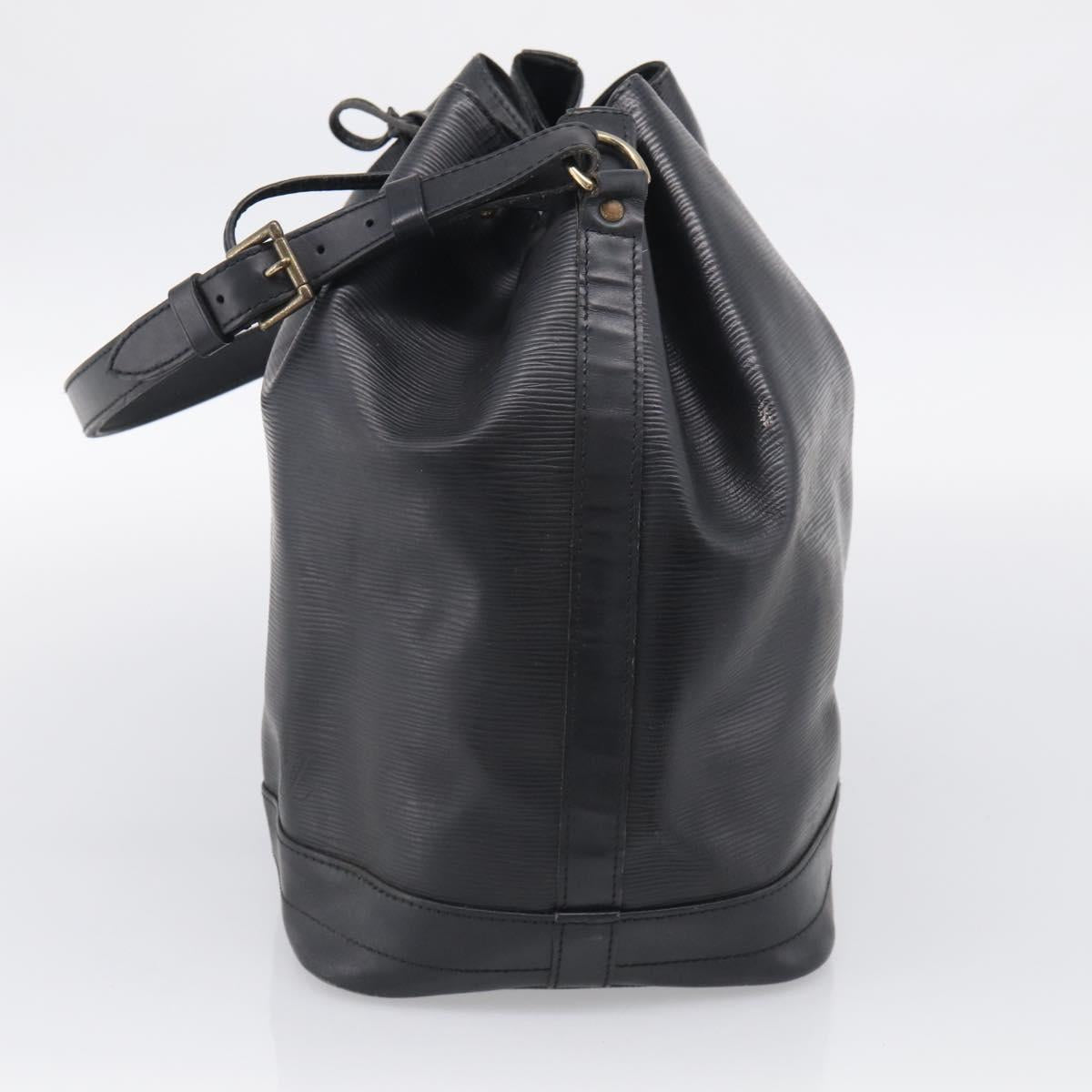 LOUIS VUITTON Epi Noe Shoulder Bag Black M44002 LV Auth 213474