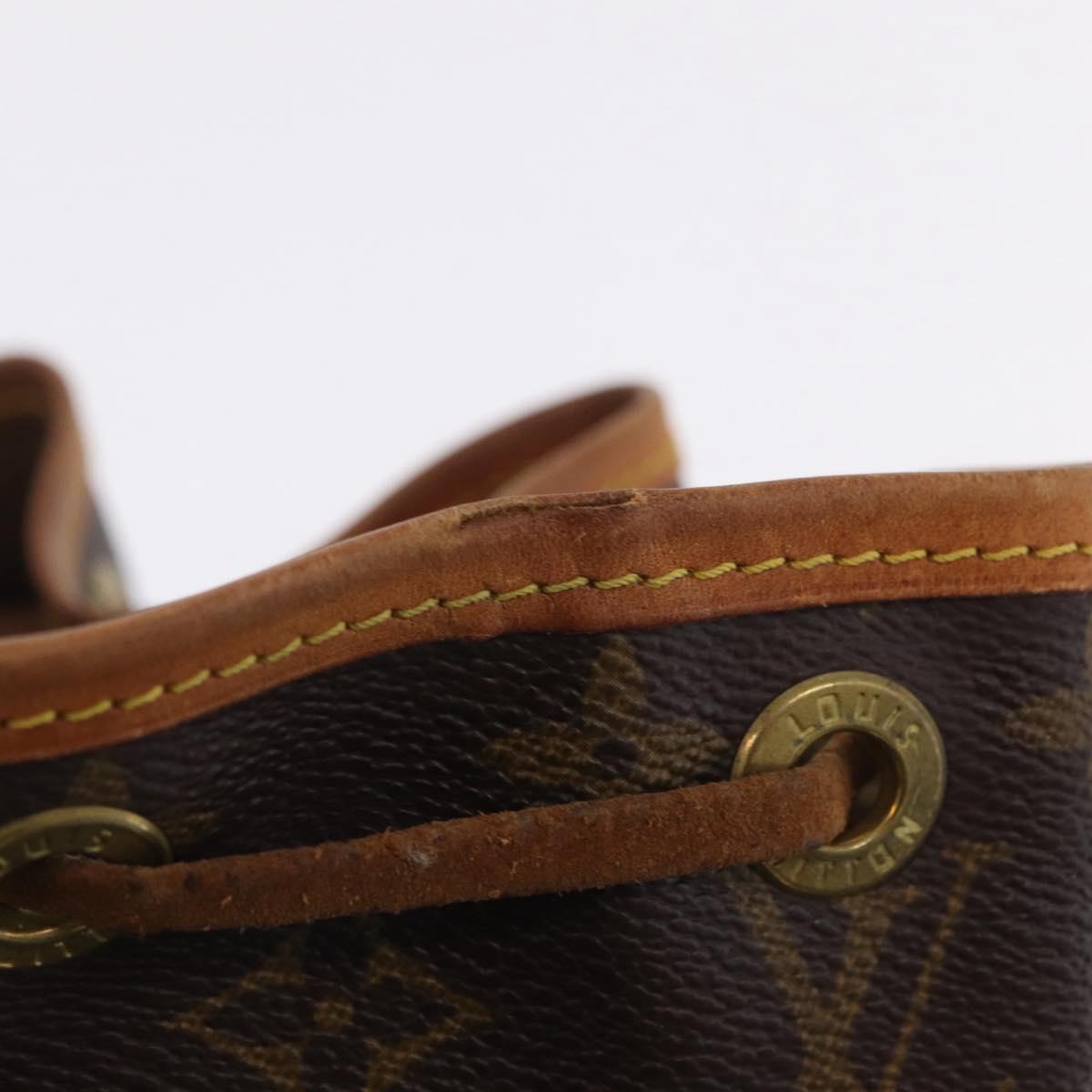 LOUIS VUITTON Monogram Petit Noe Shoulder Bag M42226 LV Auth 213475