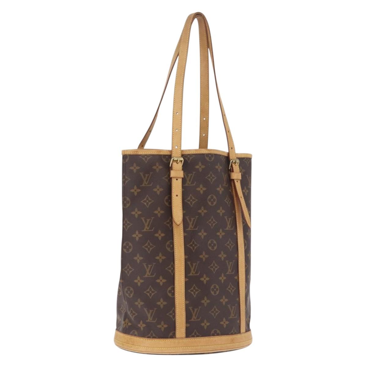 LOUIS VUITTON Monogram Bucket GM Shoulder Bag M42236 LV Auth 213476
