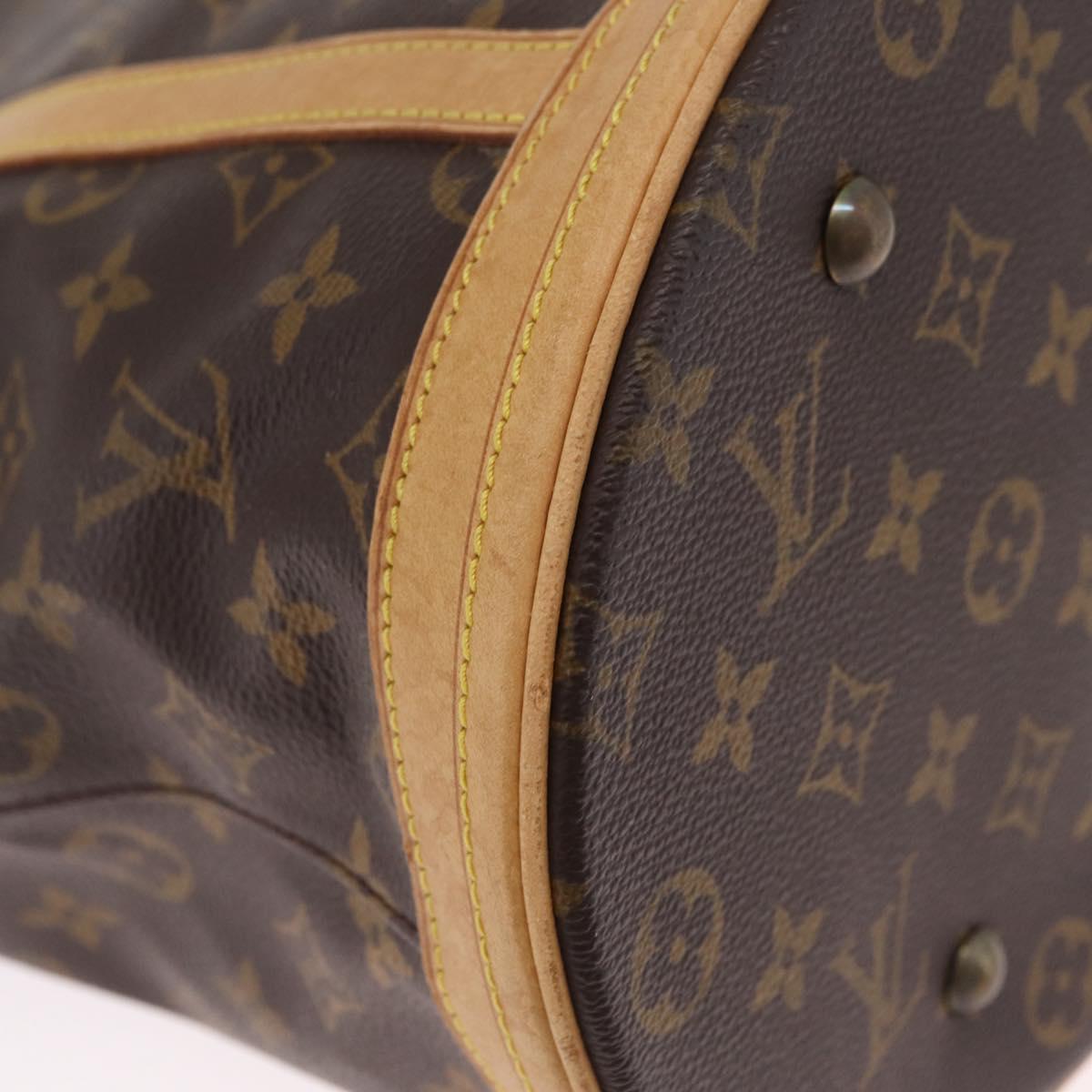 LOUIS VUITTON Monogram Bucket GM Shoulder Bag M42236 LV Auth 213476