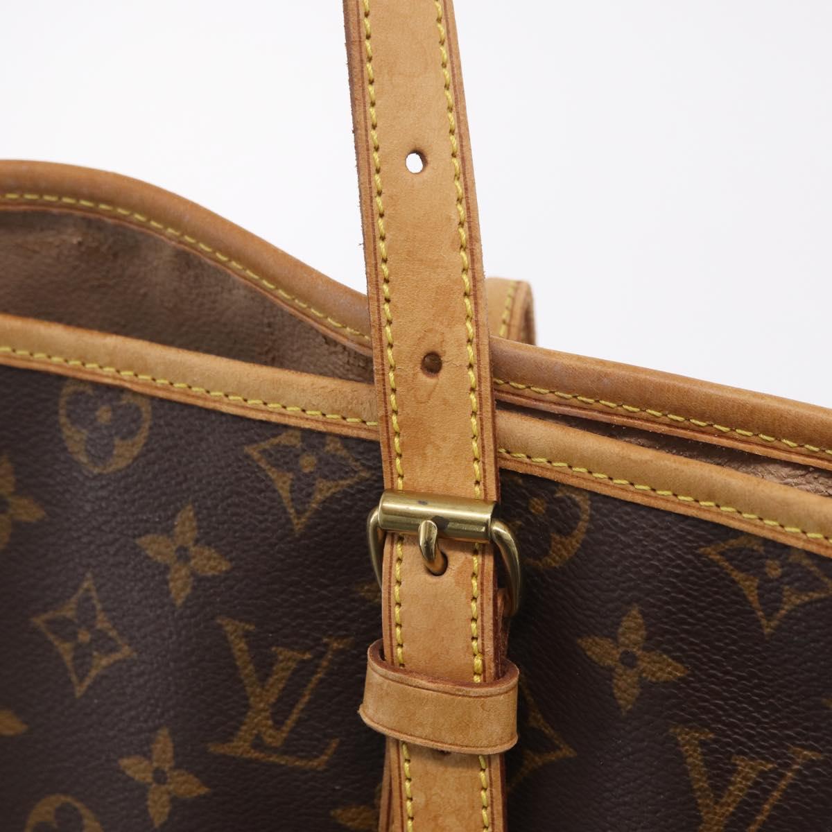 LOUIS VUITTON Monogram Bucket GM Shoulder Bag M42236 LV Auth 213476