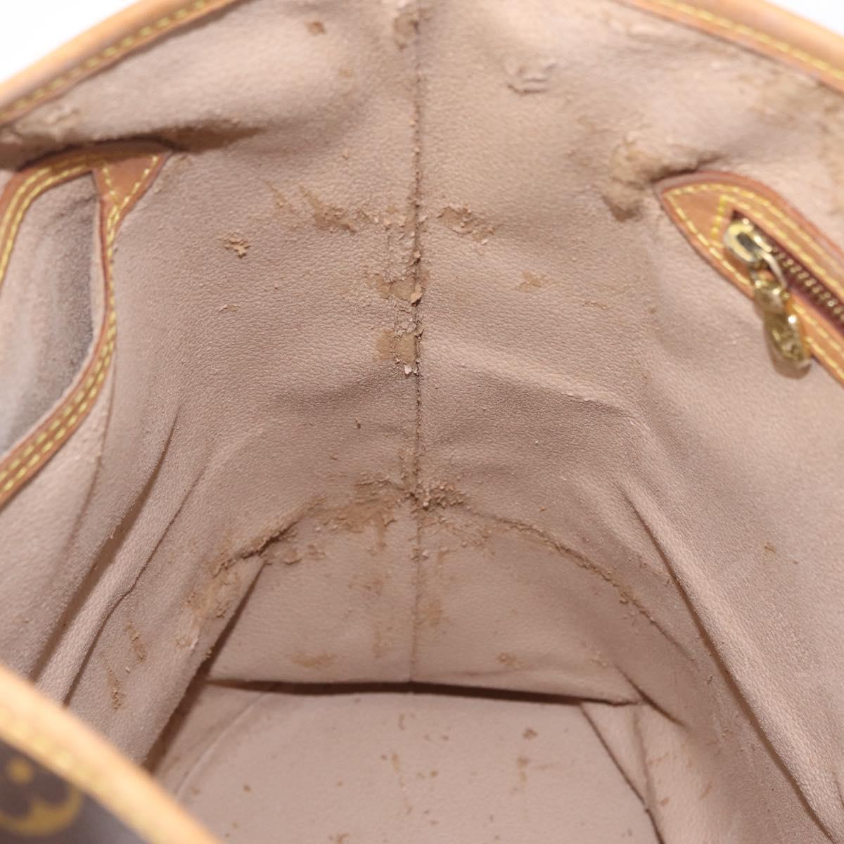 LOUIS VUITTON Monogram Bucket GM Shoulder Bag M42236 LV Auth 213476