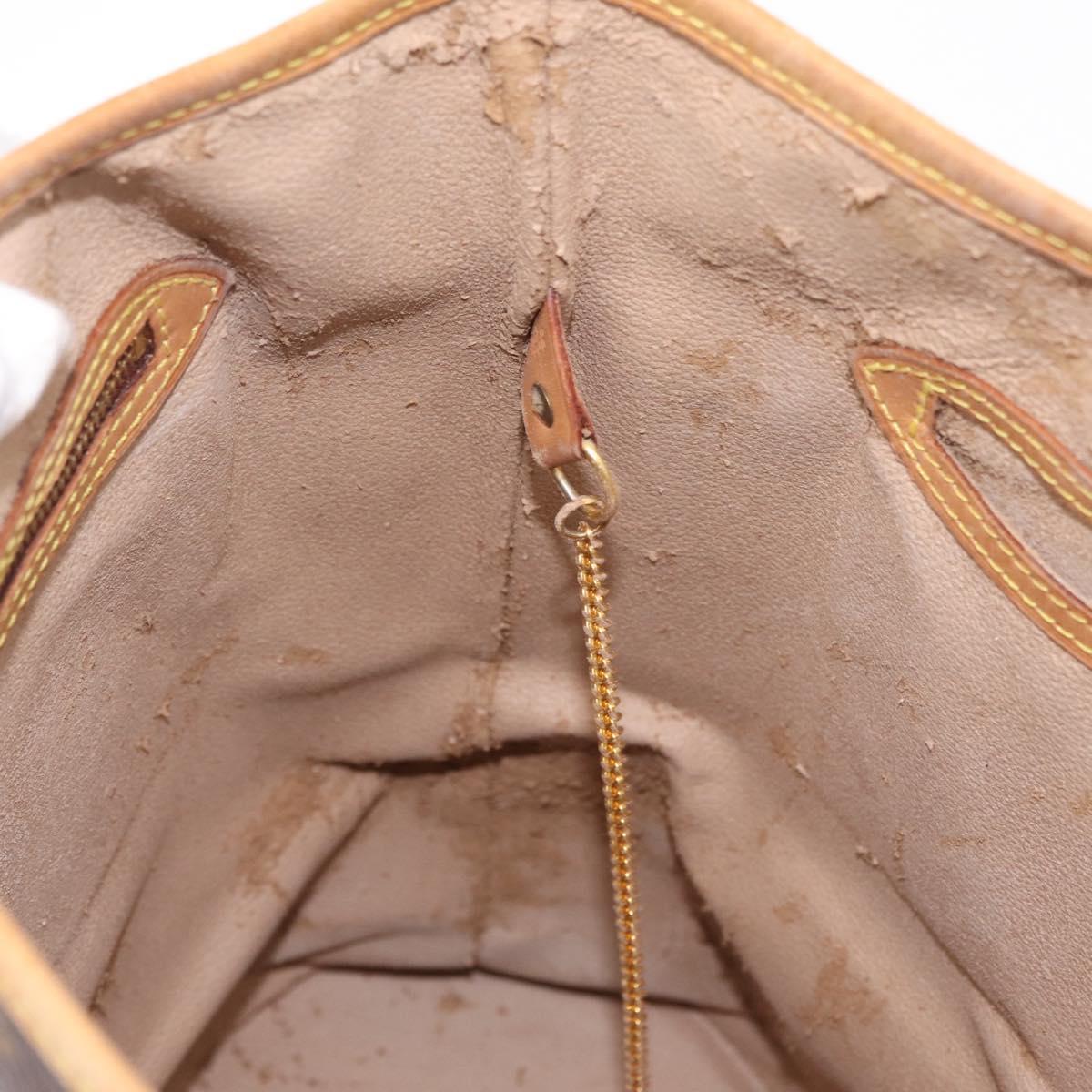 LOUIS VUITTON Monogram Bucket GM Shoulder Bag M42236 LV Auth 213476