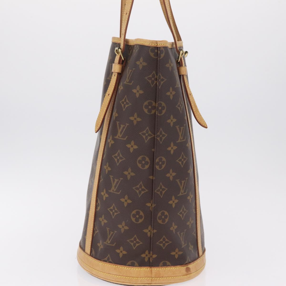 LOUIS VUITTON Monogram Bucket GM Shoulder Bag M42236 LV Auth 213476