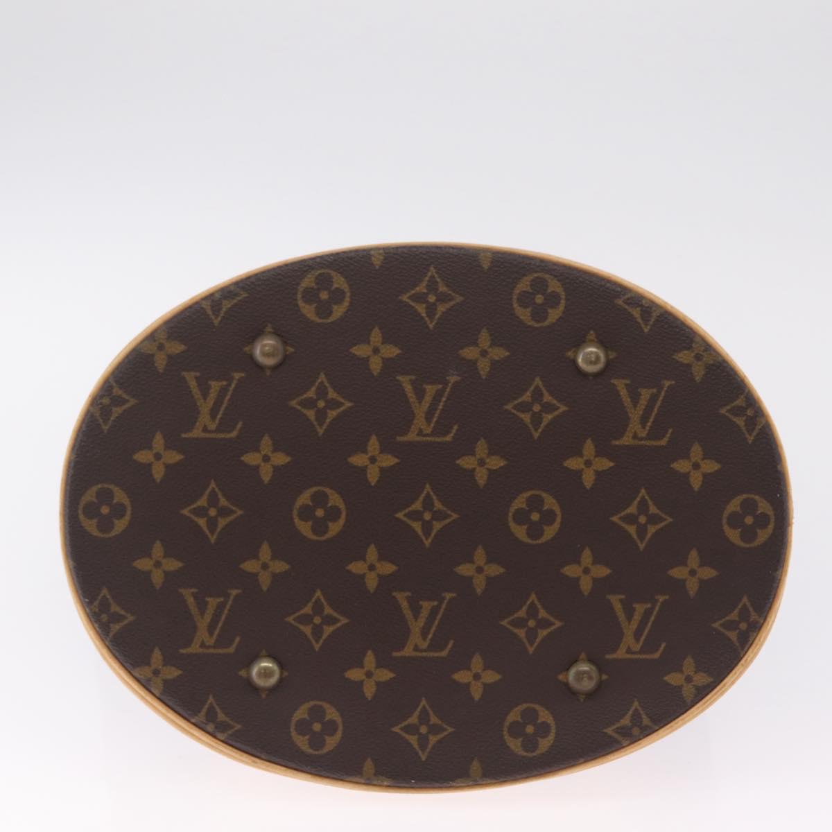 LOUIS VUITTON Monogram Bucket GM Shoulder Bag M42236 LV Auth 213476