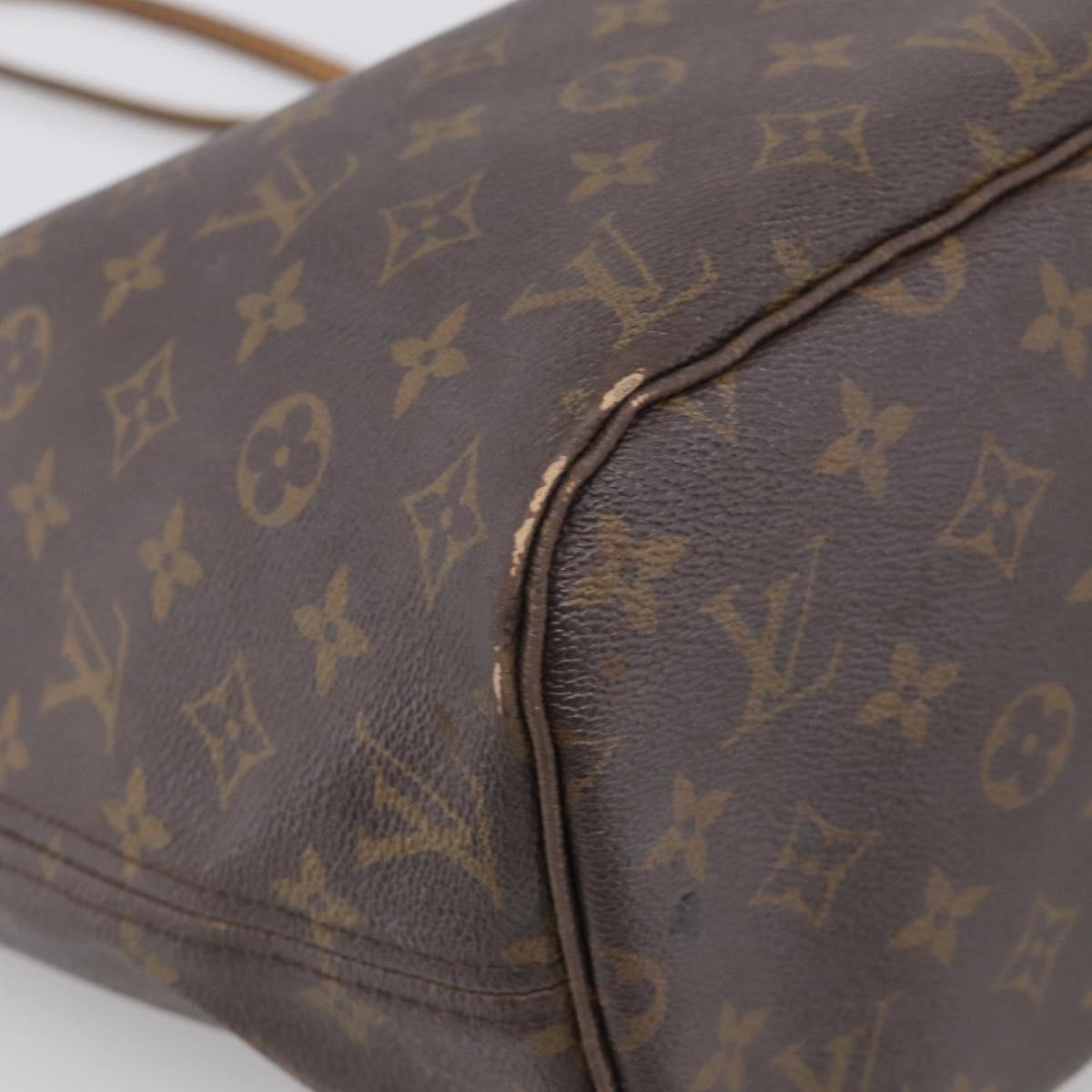 LOUIS VUITTON Monogram Neverfull MM Tote Bag M40156 LV Auth 213478