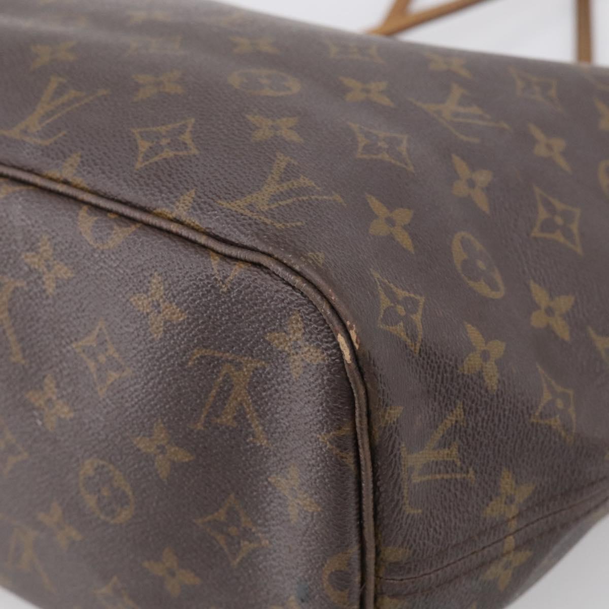LOUIS VUITTON Monogram Neverfull MM Tote Bag M40156 LV Auth 213478