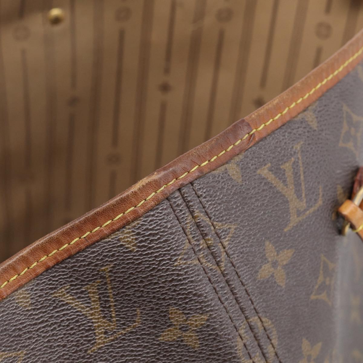 LOUIS VUITTON Monogram Neverfull MM Tote Bag M40156 LV Auth 213478