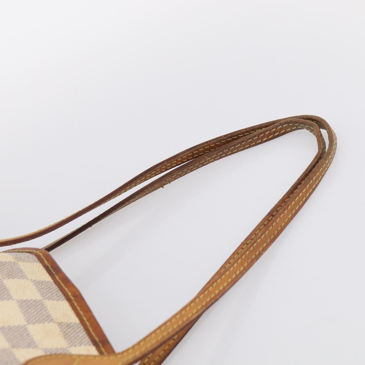 LOUIS VUITTON Damier Azur Neverfull GM Tote Bag N41360 LV Auth 213479