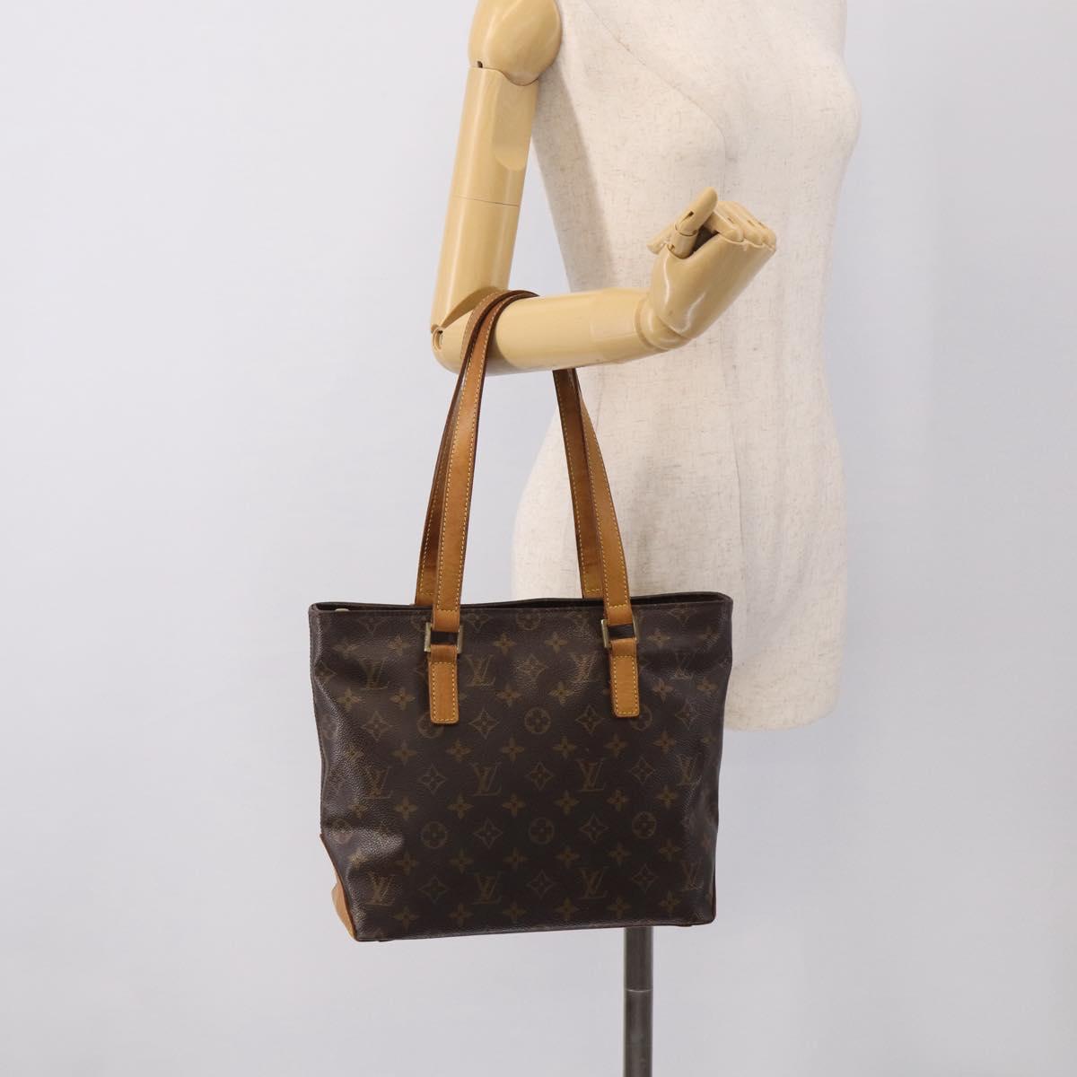 LOUIS VUITTON Monogram Cabas Piano Tote Bag M51148 LV Auth 213480A