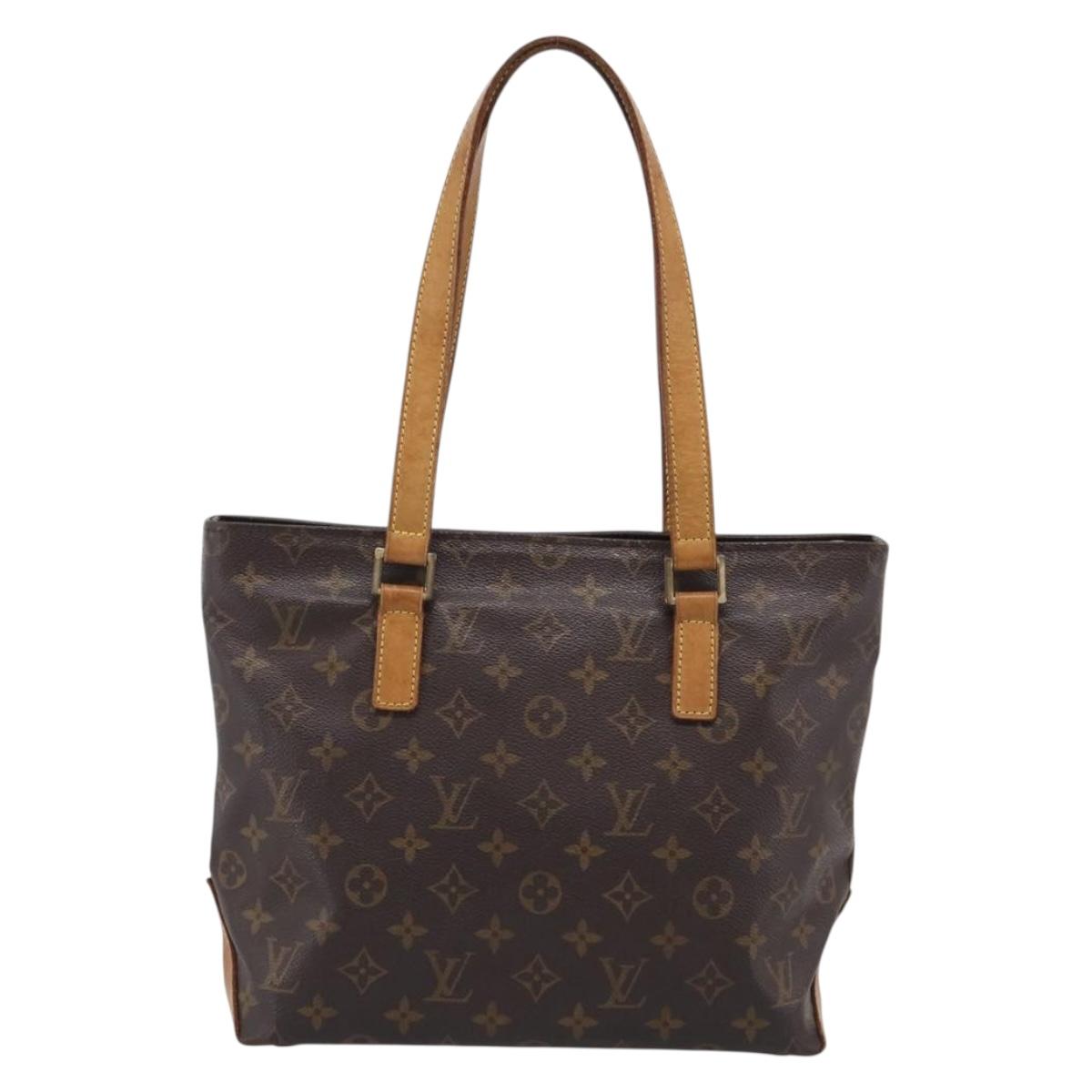 LOUIS VUITTON Monogram Cabas Piano Tote Bag M51148 LV Auth 213480A