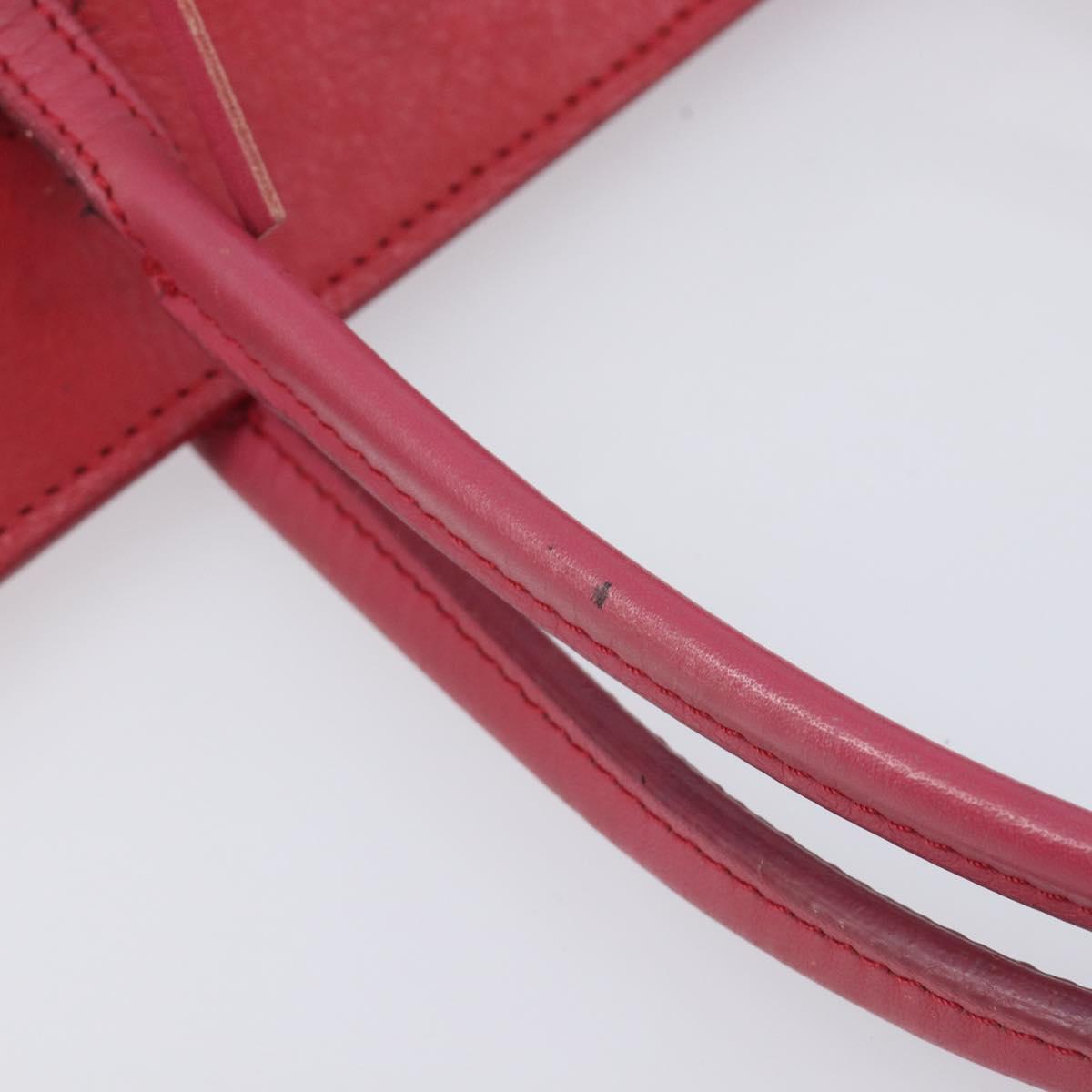 Balenciaga Paper Flap A5 Hand Bag Leather Pink 266396 Auth 213483