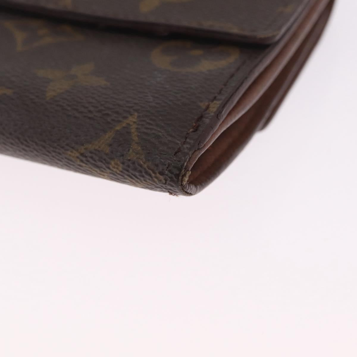 LOUIS VUITTON Monogram Wallet 3 Set LV Auth 213485