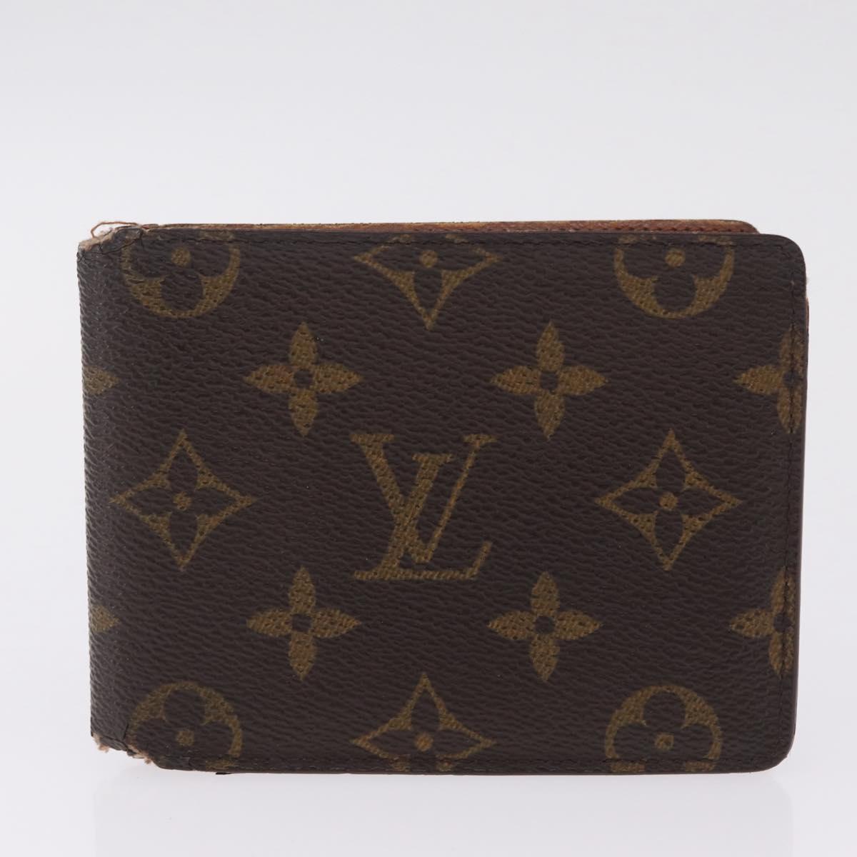 LOUIS VUITTON Monogram Wallet 3 Set LV Auth 213485