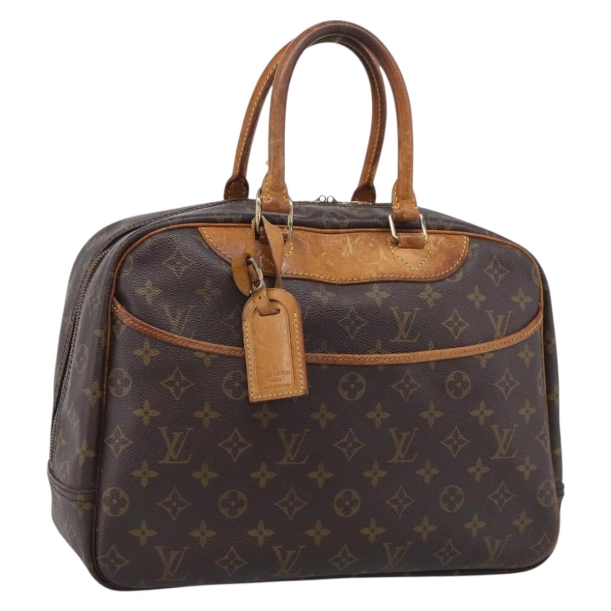 LOUIS VUITTON Monogram Deauville Hand Bag M47270 LV Auth 213501