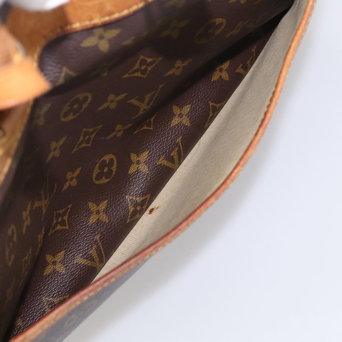LOUIS VUITTON Monogram Deauville Hand Bag M47270 LV Auth 213501