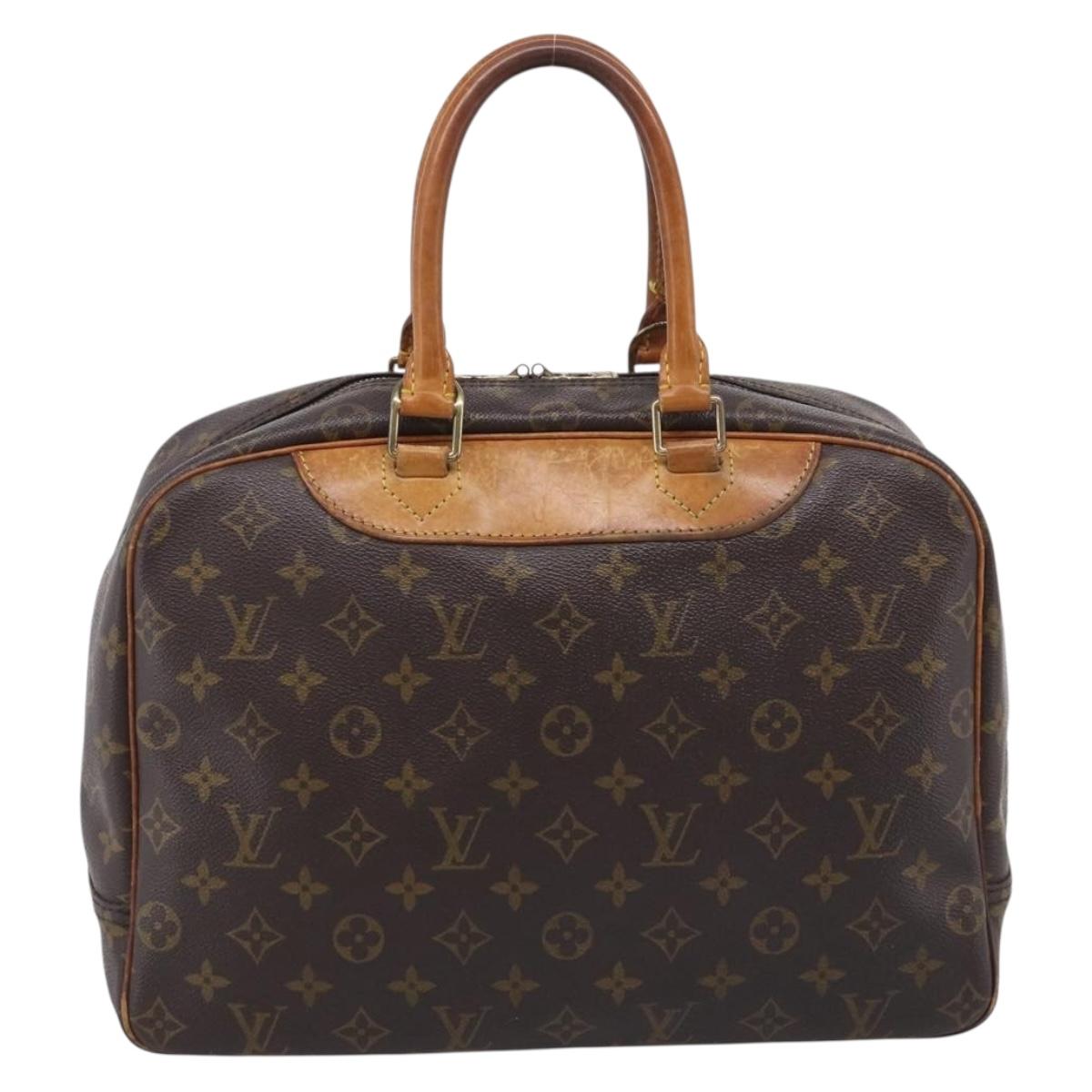 LOUIS VUITTON Monogram Deauville Hand Bag M47270 LV Auth 213501