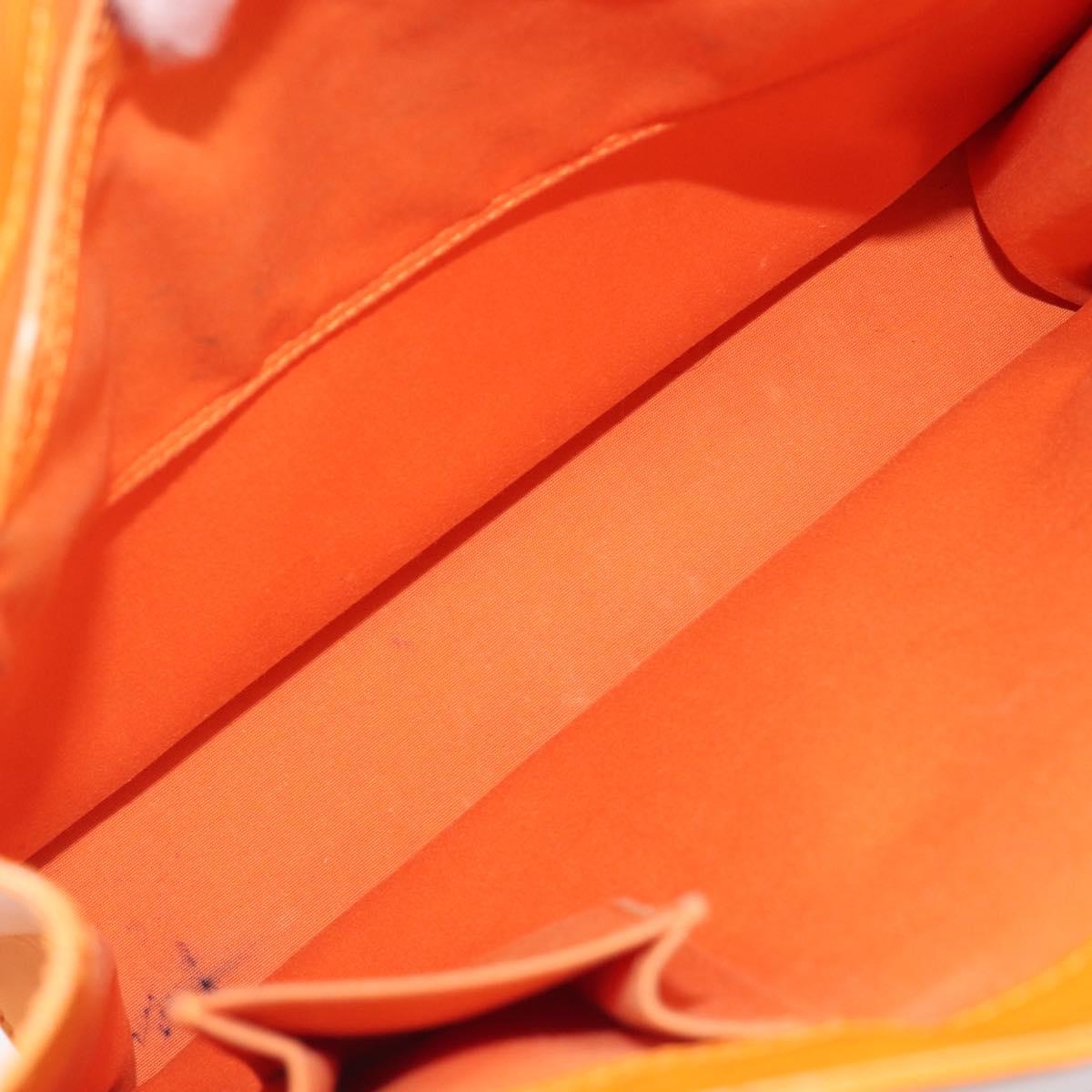 LOUIS VUITTON Epi Sac Plat Hand Bag Orange Mandarin M5274H LV Auth 213504A