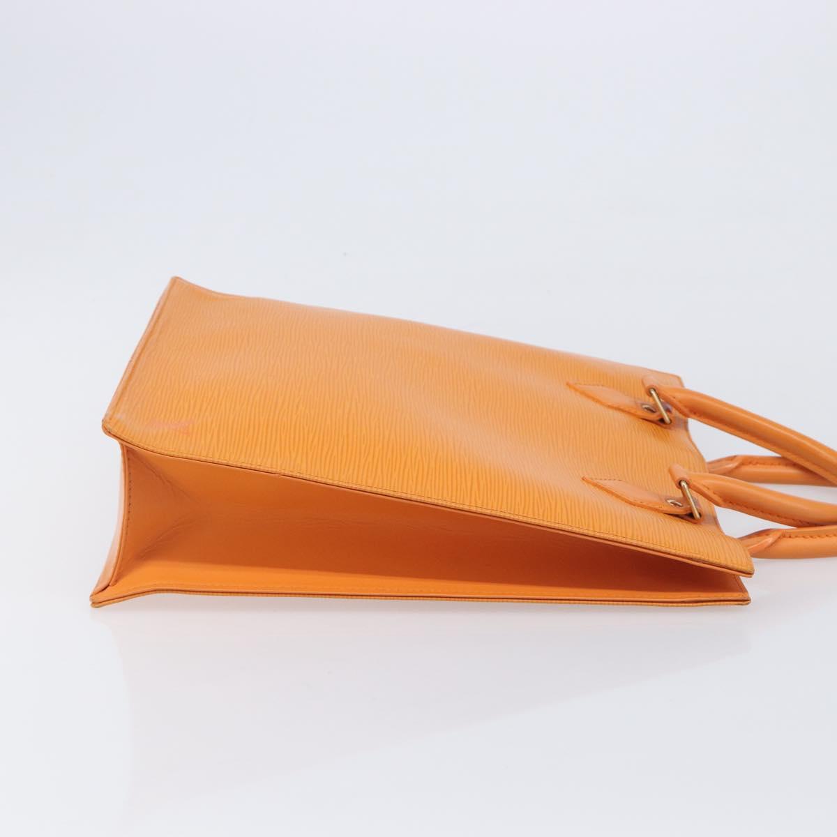 LOUIS VUITTON Epi Sac Plat Hand Bag Orange Mandarin M5274H LV Auth 213504A