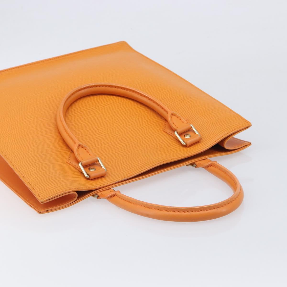 LOUIS VUITTON Epi Sac Plat Hand Bag Orange Mandarin M5274H LV Auth 213504A