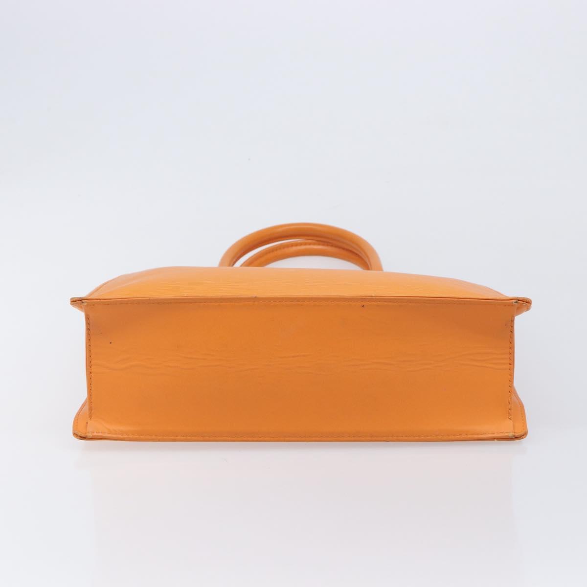 LOUIS VUITTON Epi Sac Plat Hand Bag Orange Mandarin M5274H LV Auth 213504A