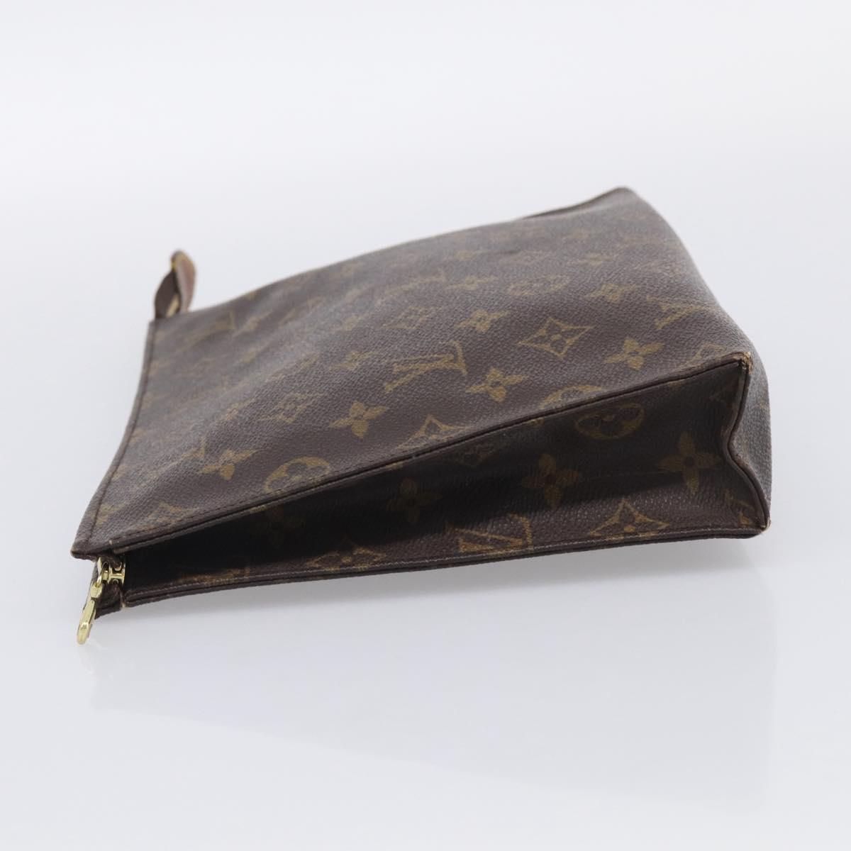 LOUIS VUITTON Monogram Poche Toilette 26 Pouch M47542 LV Auth 213582