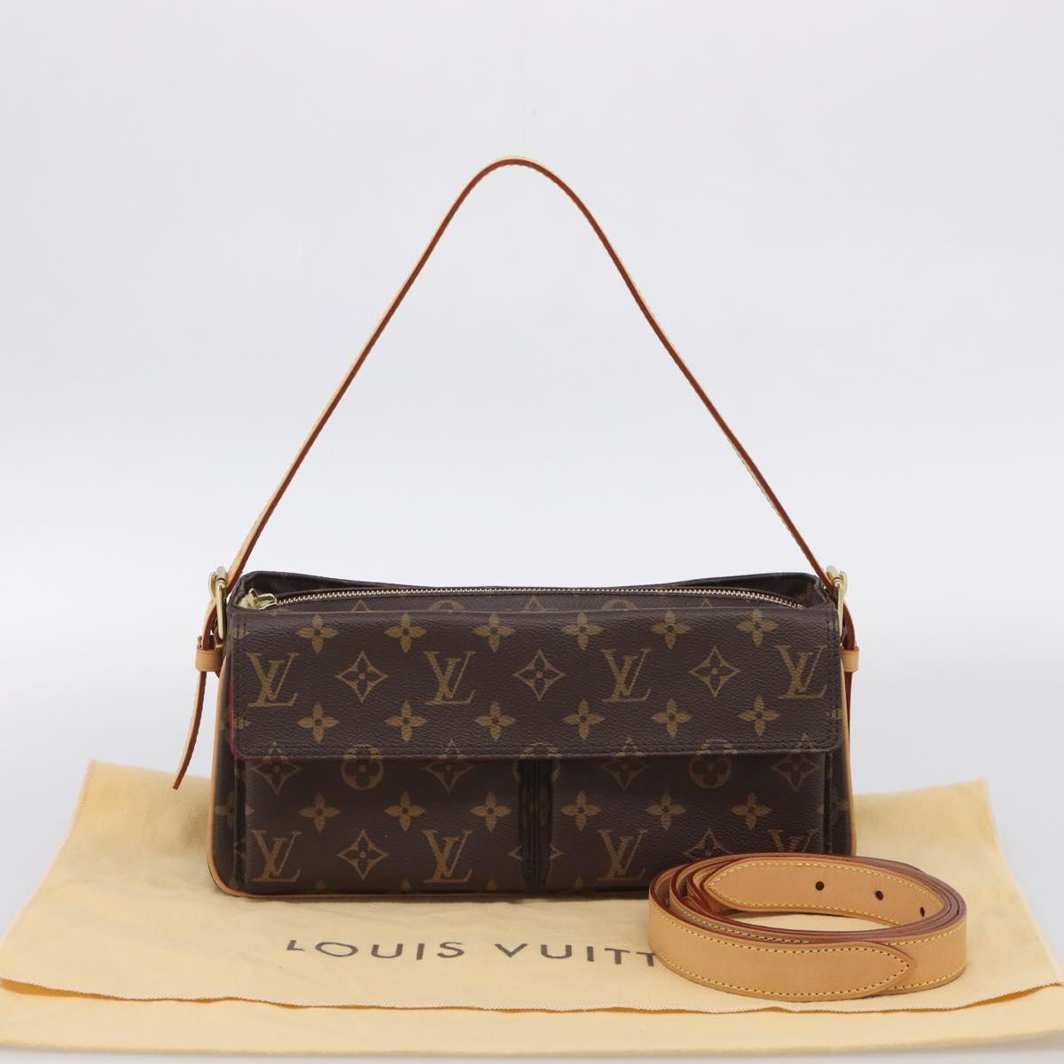LOUIS VUITTON Monogram Viva Cite MM Shoulder Bag M51164 LV Auth 213619V