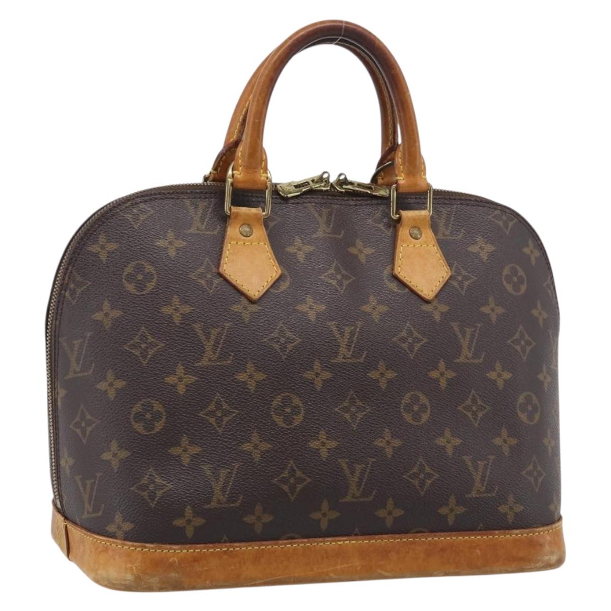 LOUIS VUITTON Monogram Alma Hand Bag M51130 LV Auth 213621