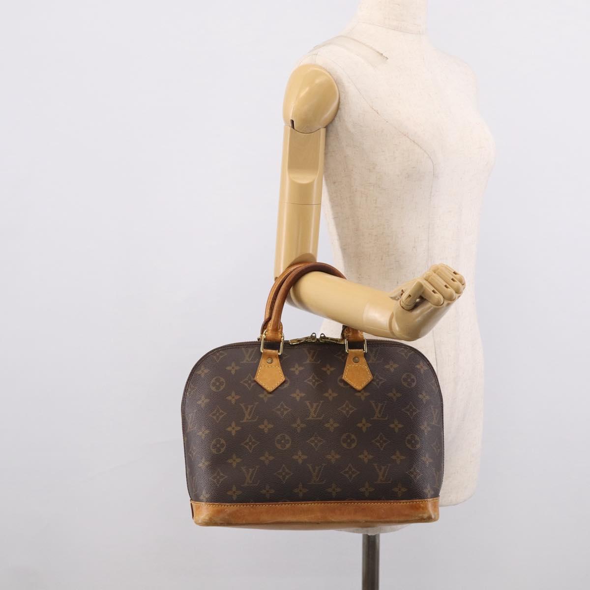 LOUIS VUITTON Monogram Alma Hand Bag M51130 LV Auth 213621