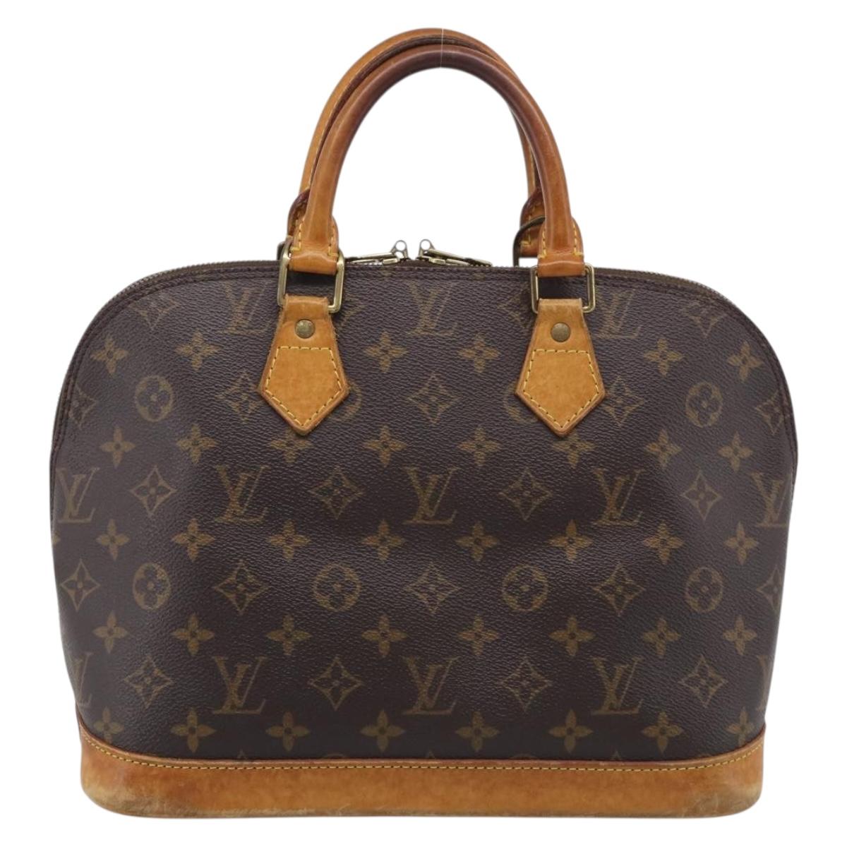 LOUIS VUITTON Monogram Alma Hand Bag M51130 LV Auth 213621