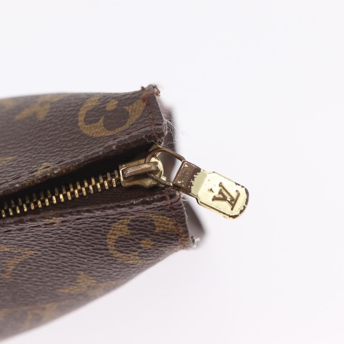 LOUIS VUITTON Monogram Poche Toilette 26 Pouch M47542 LV Auth 213787