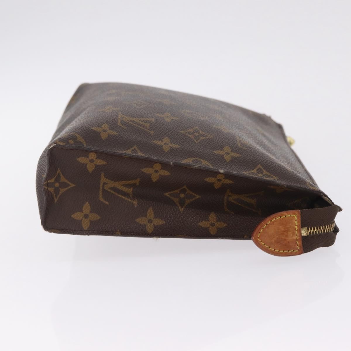 LOUIS VUITTON Monogram Poche Toilette 26 Pouch M47542 LV Auth 213787