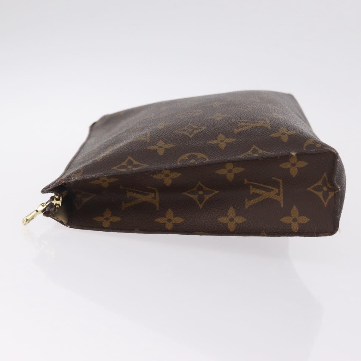 LOUIS VUITTON Monogram Poche Toilette 26 Pouch M47542 LV Auth 213787