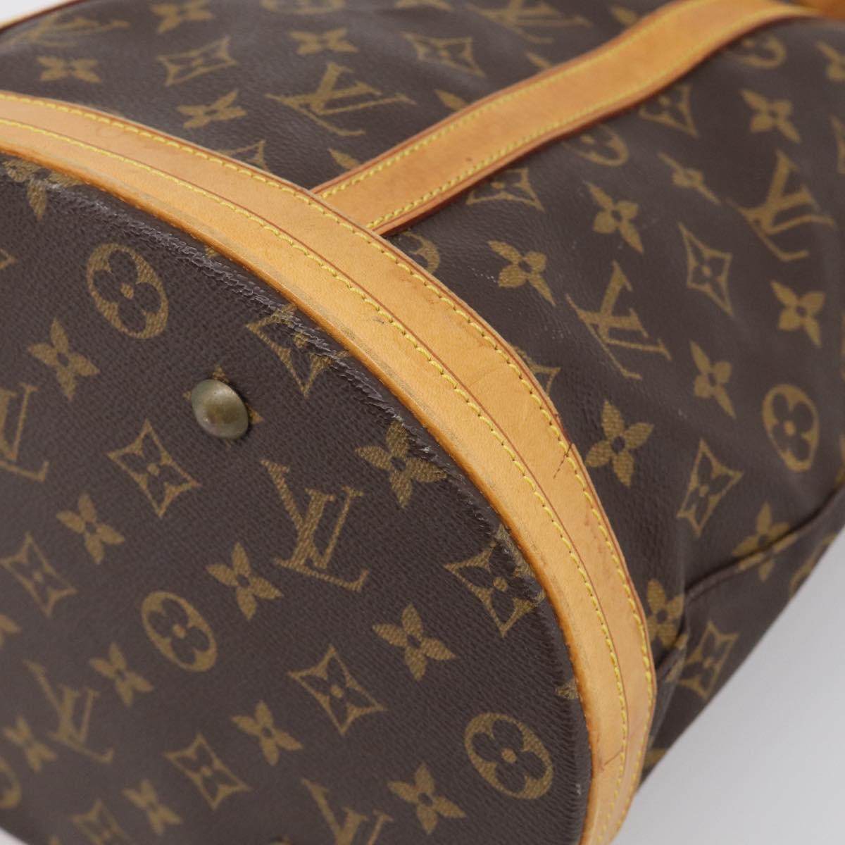 LOUIS VUITTON Monogram Bucket GM Shoulder Bag M42236 LV Auth 213845